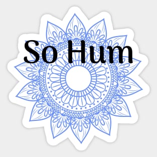 So Hum Sanskrit Mantra Sticker